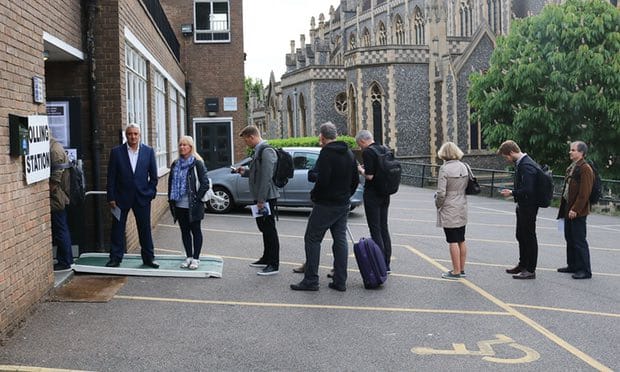 UK GENERAL ELECTION 2017: SECURITY HEIGHTENED AS VOTERS GO TO THE POLLS