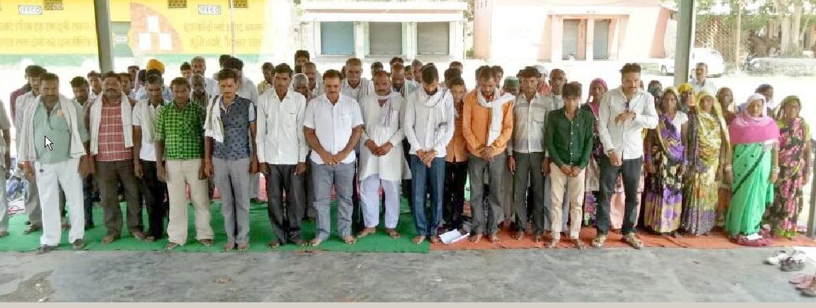Oppression of farmers, protest against Rahul's arrest