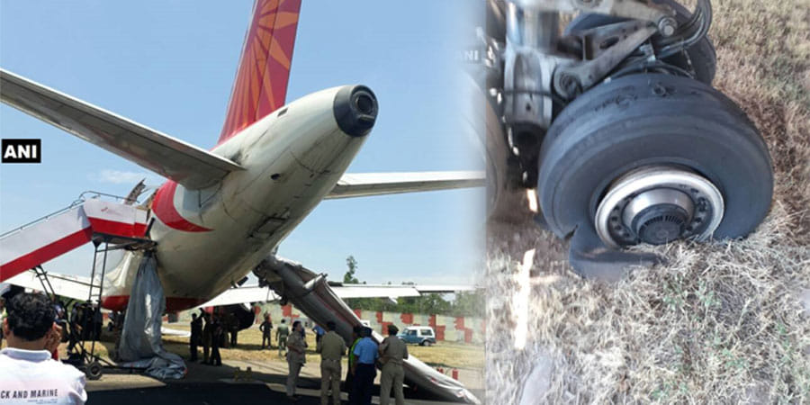Delhi-Jammu Air India flight 821 suffers tyre burst at Jammu airport after landing