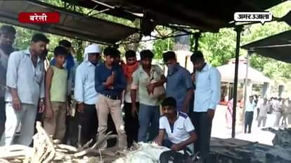 DEAD BODIES OF PEOPLE WHO DIED IN ROAD ACCIDENT CREMATED IN BAREILLY