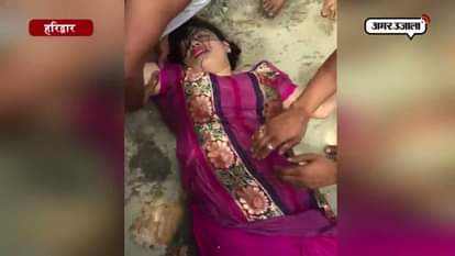 children Rescued a woman from drowning in gangnahar located in haridwar 