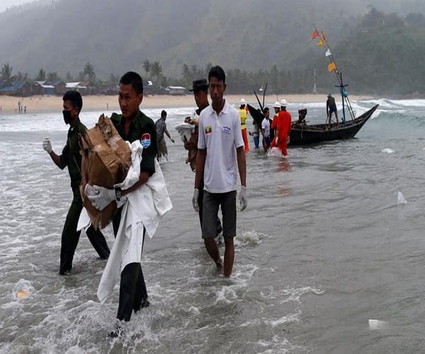 myanmar military missing plane found in Andaman Sea