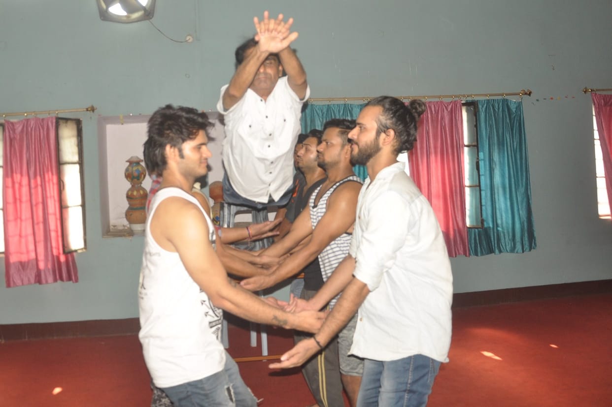 Youths are getting training to become actor