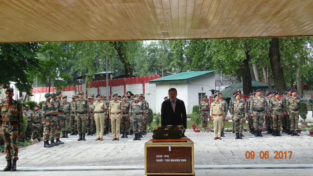 tributes paid to tara bahadur roka in srinagar