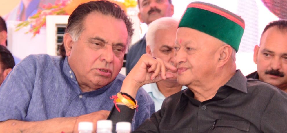 cm virbhadra singh meeting with transport minister gs bali