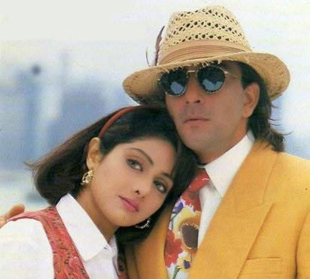 drunk sanjay dutt enter the sridevi make up room then never work together