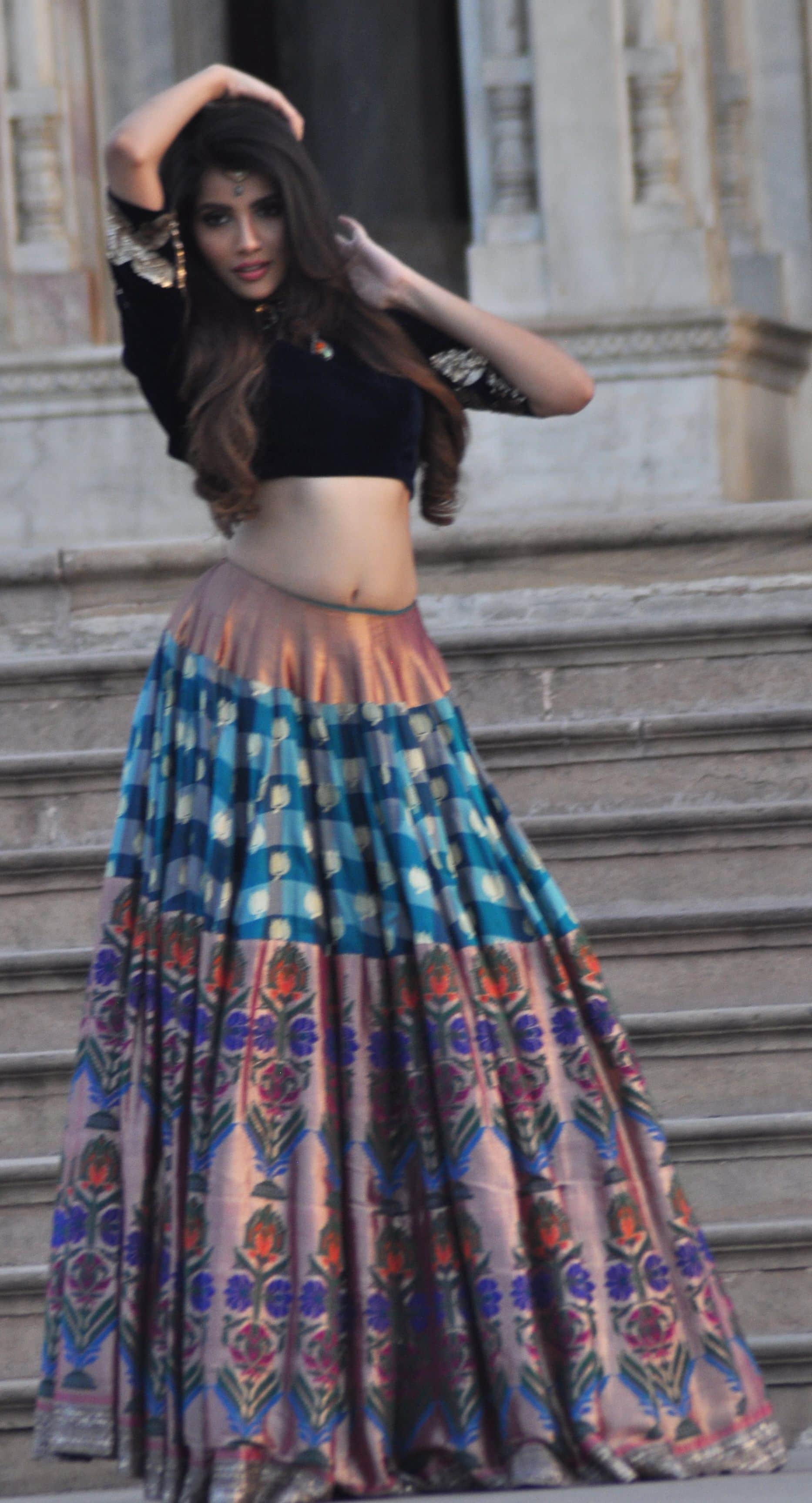 miss india contest rajasthan-models walk on heritage path in jaipur