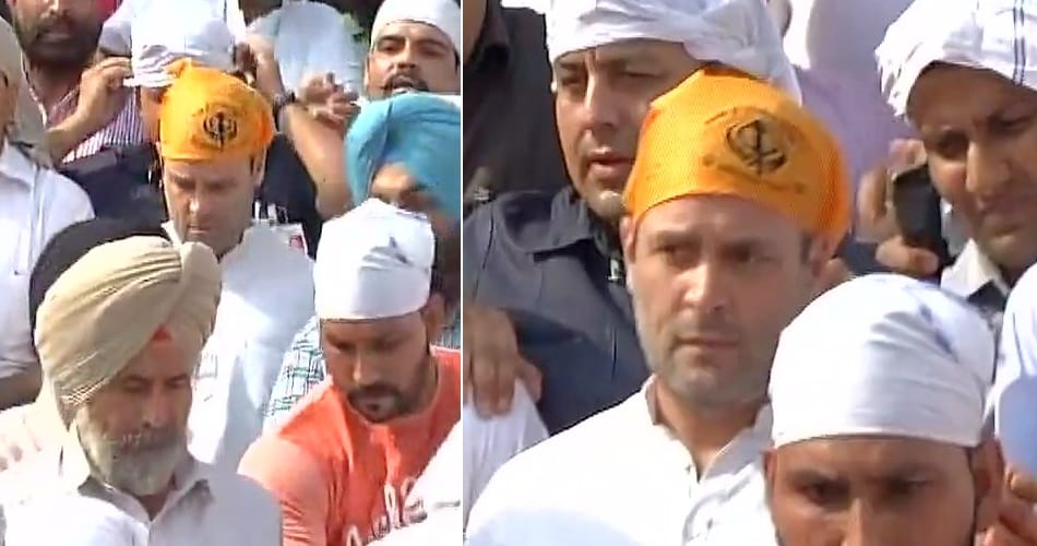 Amritsar, Rahul Gandhi at golden temple