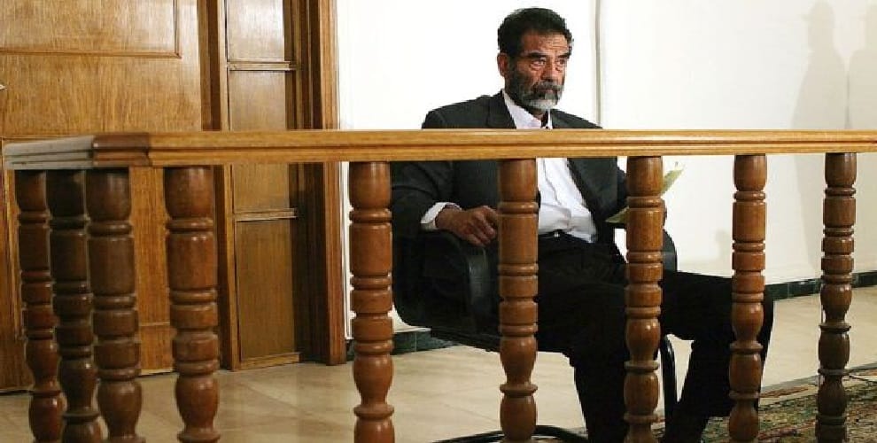  former iraq dictator president saddam hussein body invible from his graveyard