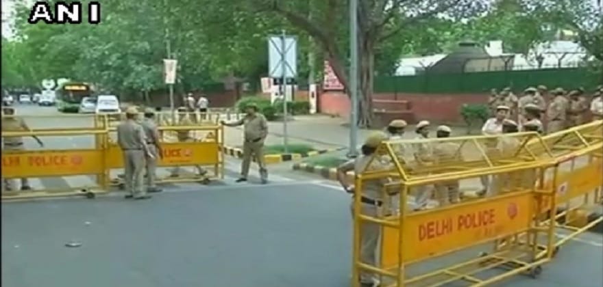 Security enhanced at Kerala House by Delhi Police after informing about Beef Fest