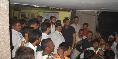 shivpal singh yadav start protest again in etawah 