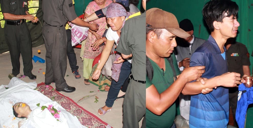Solan Subathu Indian army jawan cremation ceremony