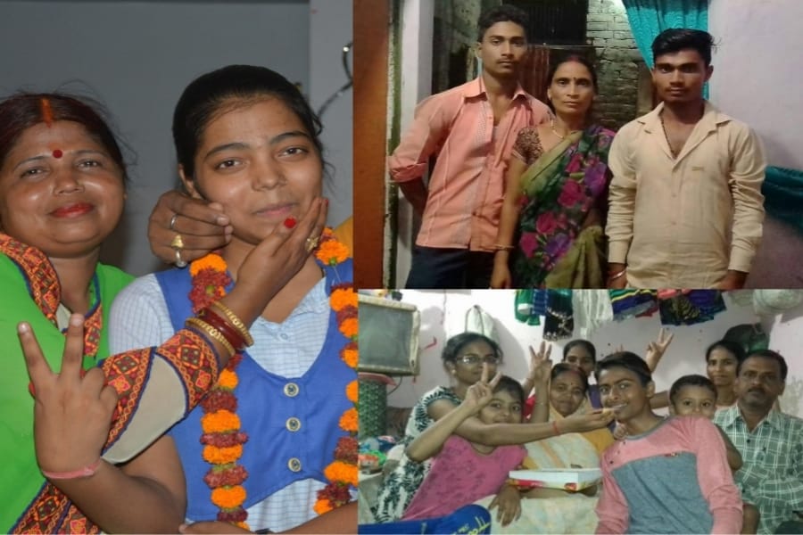  UP board result students achievement inspite of difficulties.