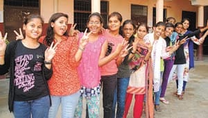 Gargi has top on up bord exam rank on 6th