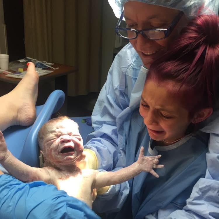 12-year-old girl helped deliver her baby brother