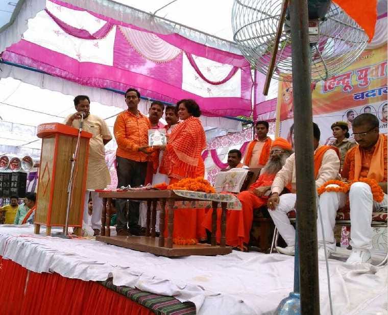 Organized Hindu can only make the nation a monumental: Sadhvi