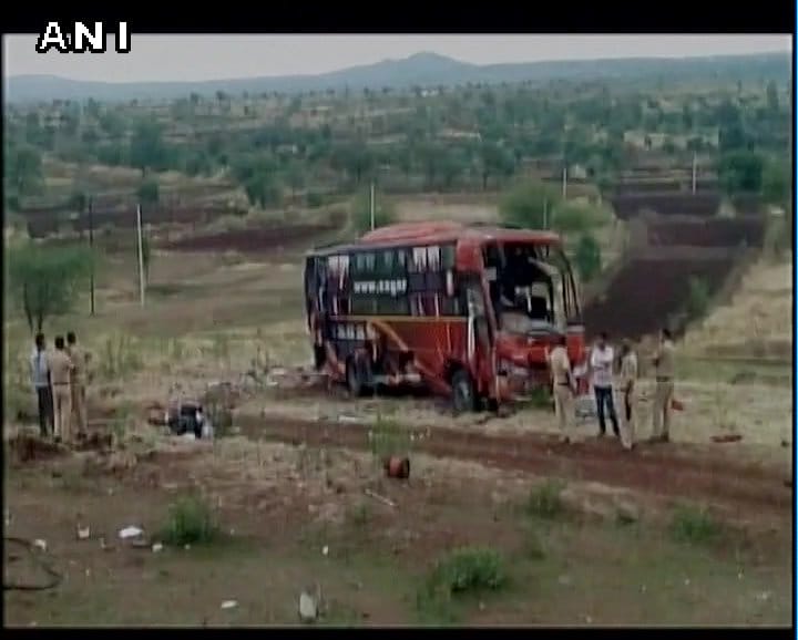 Maharashtra: Nine people killed in bus travelling from Pune to Latur accident in Beed