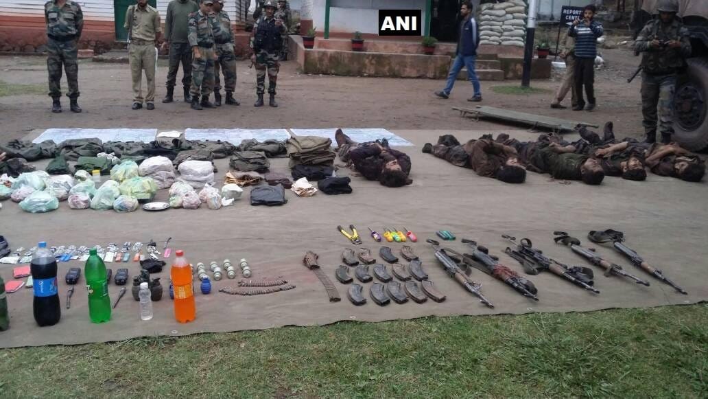 images relased by army of terrorist killed on Line of control