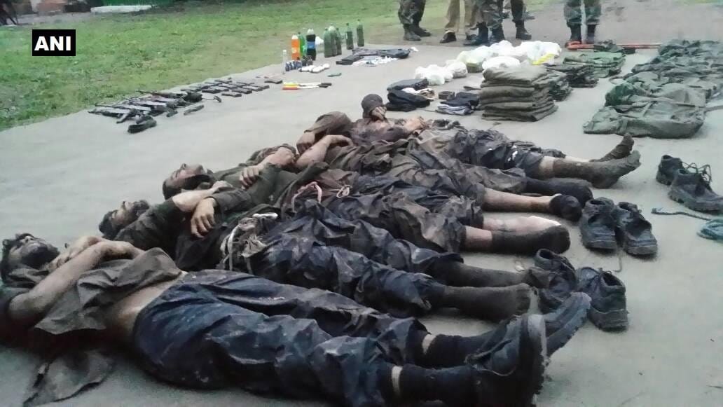 images relased by army of terrorist killed on Line of control
