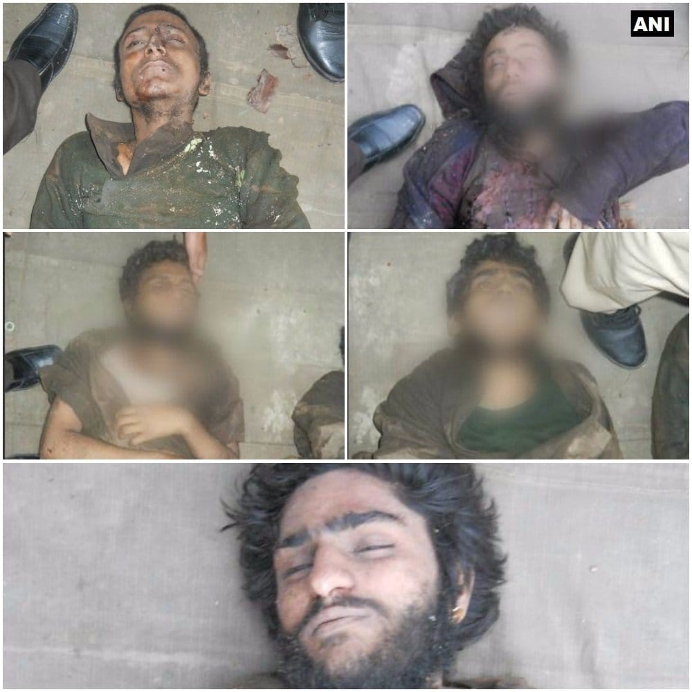 images relased by army of terrorist killed on Line of control