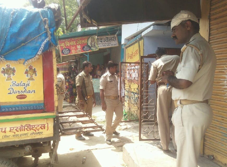 Dead body of a half burned man was found in a room