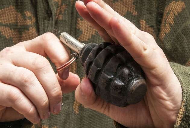 three alive hand grenade bomb foundb