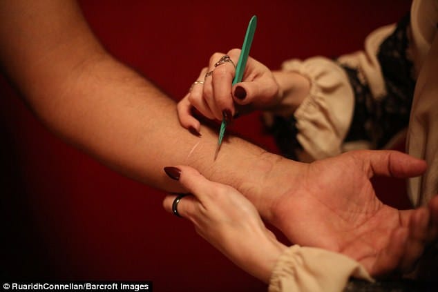 vampire Texas couple blood sucking relationship