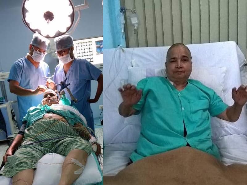  A risky surgery in ram manohar lohia institute in Lucknow.