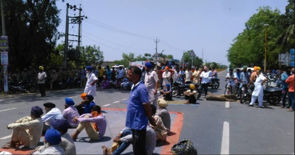  protest after women constable suicide in ludhiana
