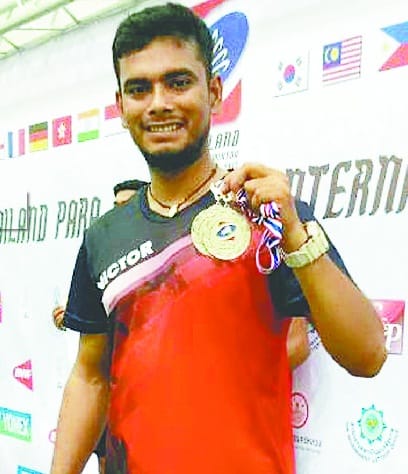 Manoj of Rudrapur won two silver medals in Thailand