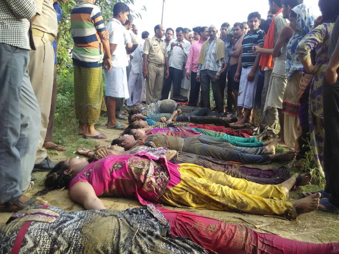 family of brother and sister died in mathura accident while sleeping in car