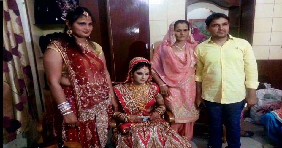 first pictiures of Olympian mausam khatri's bride