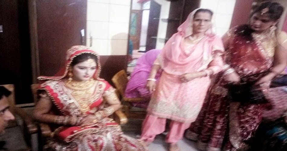 first pictiures of Olympian mausam khatri's bride