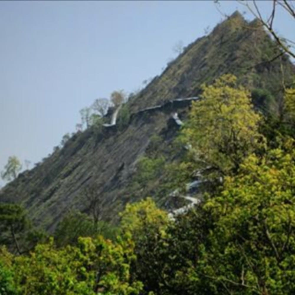 Purnagiri Dham route are in danger before monsoon