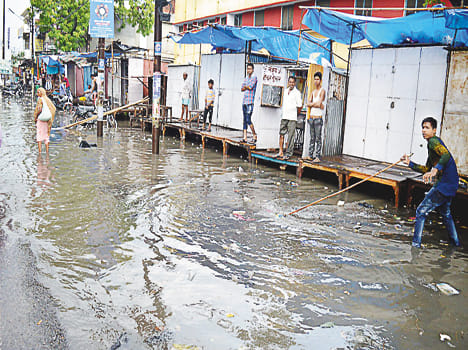 Relief from the rain, frustration with the storm