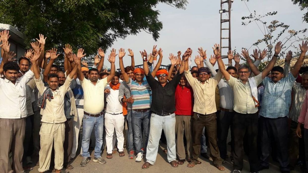 Strike continues for second day in halting factory