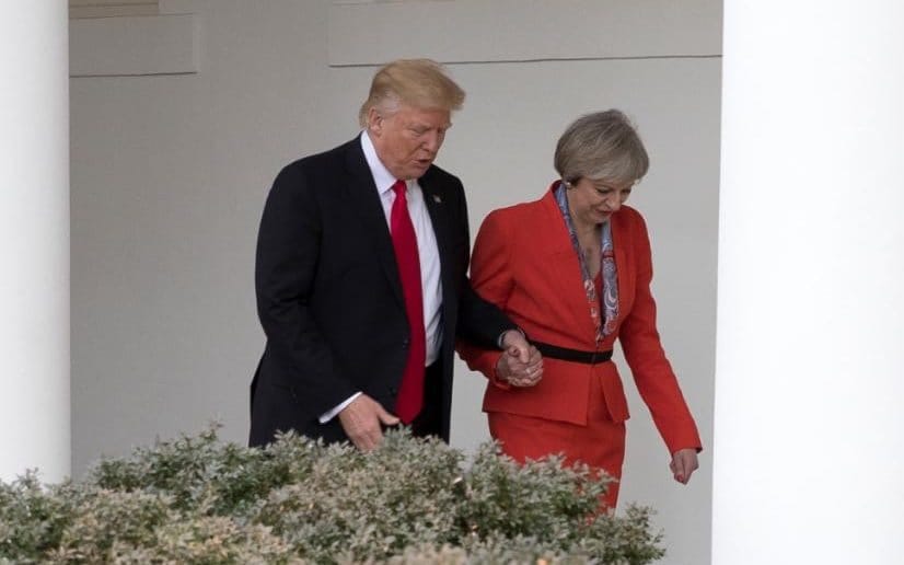 Trump offers 'warm support' to Theresa May
