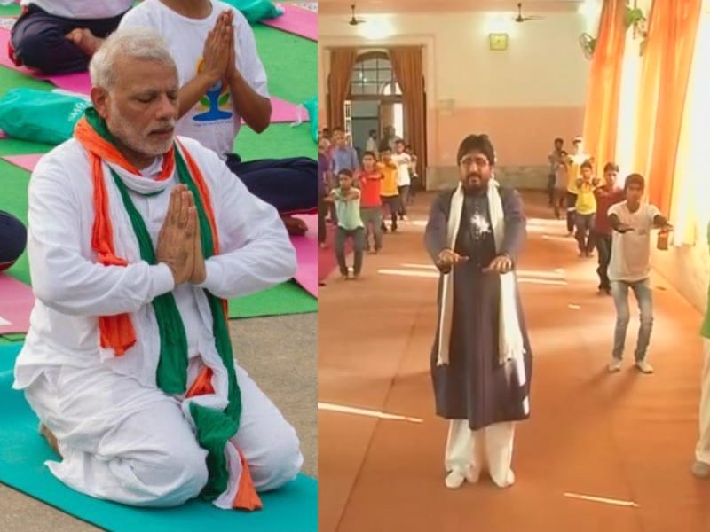 Muslims to do yoga with prime minister Modi on yoga day.