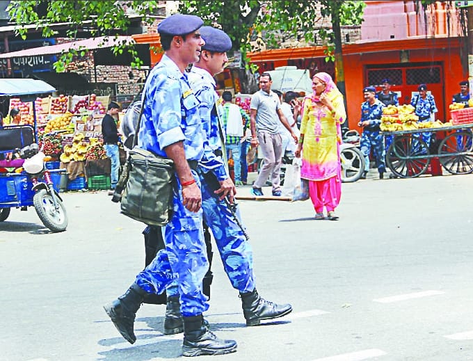 High alert, heavy force deployed in Saharanpur