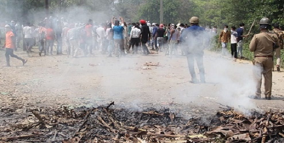 Saharanpur in then try to spoil the atmosphere, burnt of dalits