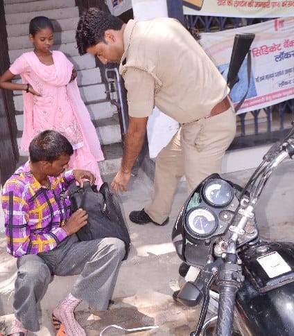 Two days later, open bank, alert police