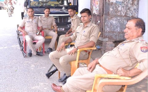 Force deployed on third day to maintain peace