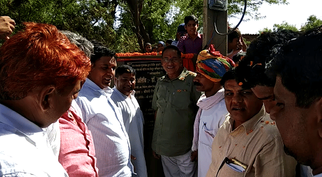 behror mla jaswat yadav inaugurate 2 crore rs development works 