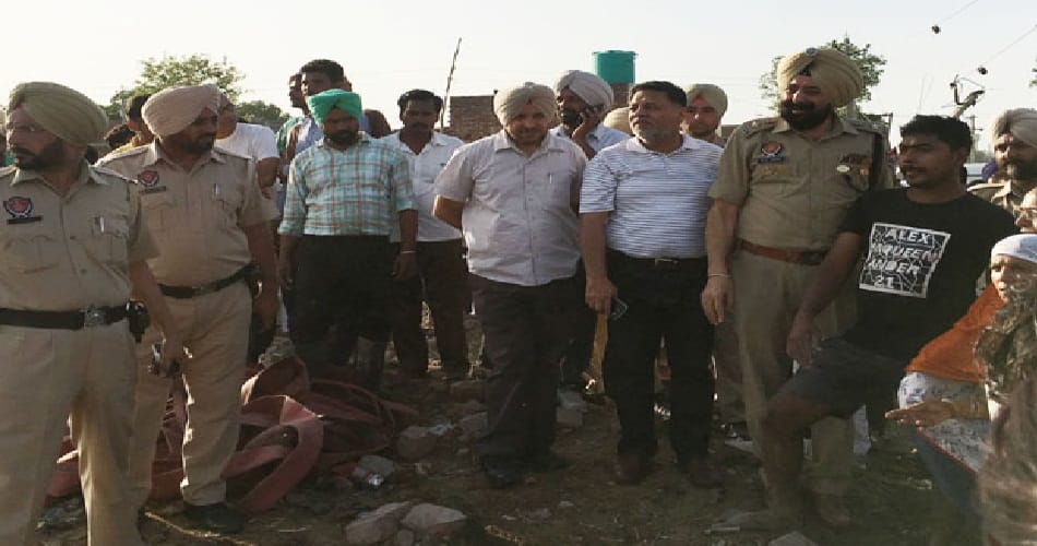 Blast In Fireworks warehouse at sunam, many injured