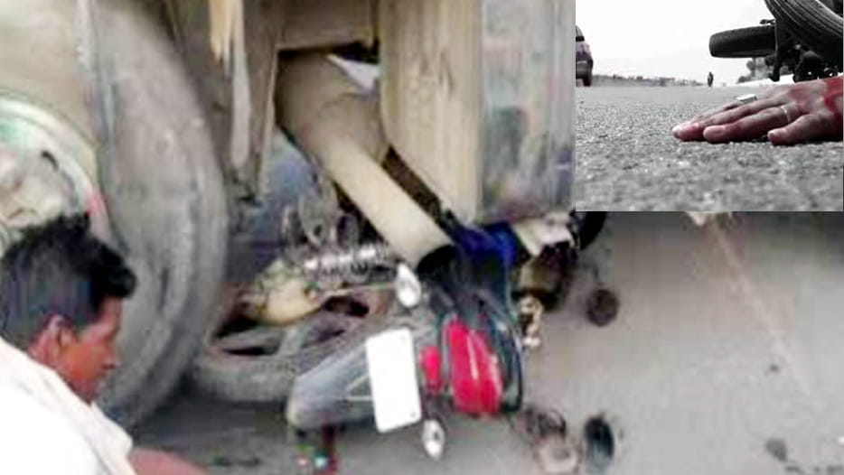 three killed in truck and bike collision