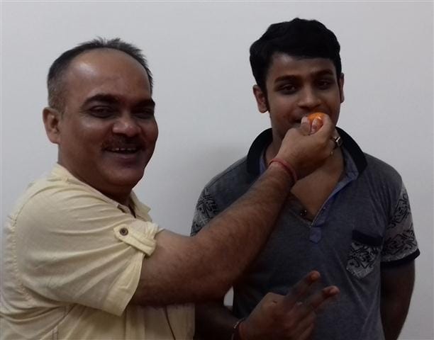 Ankit Became topper of IIT in Aligarh District