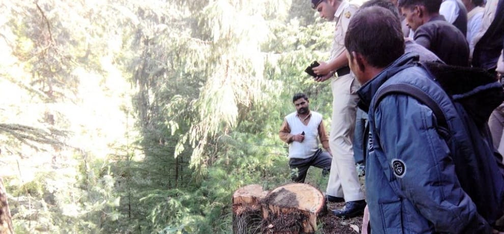 Forest guard murder case diary illegal tree felling Found