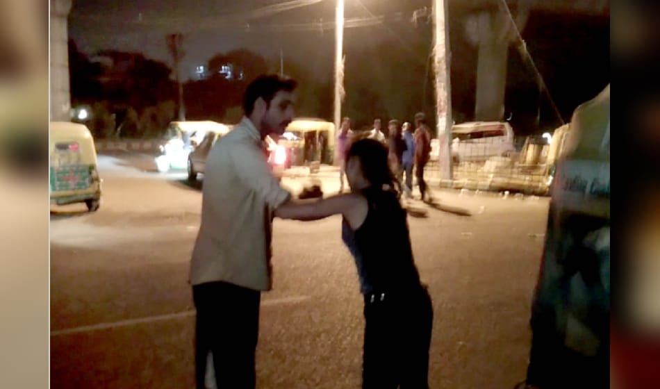 Women beat a man who tried molesting them in Gurugram 