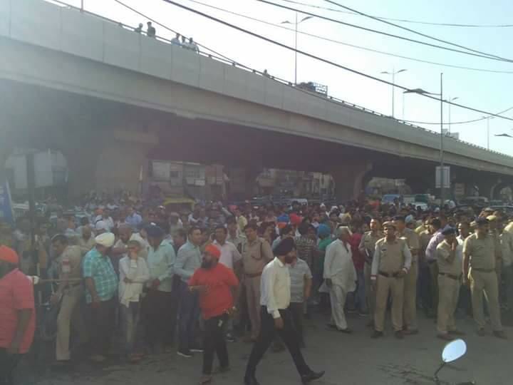 roof of an under construction Gurudwara collapsed in Panipat