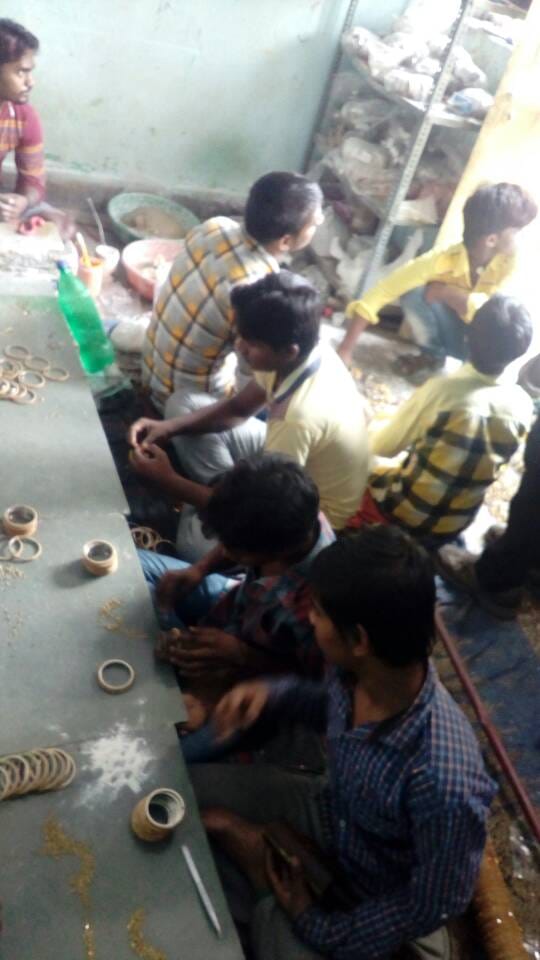  11 child labor free from a bangle factory, a arrested in jaipur